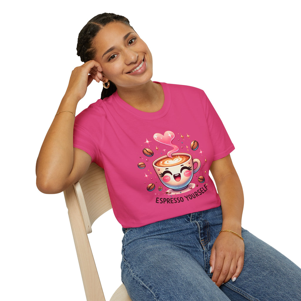 Espresso Yourself T-Shirt — Cute Kawaii Coffee Tee