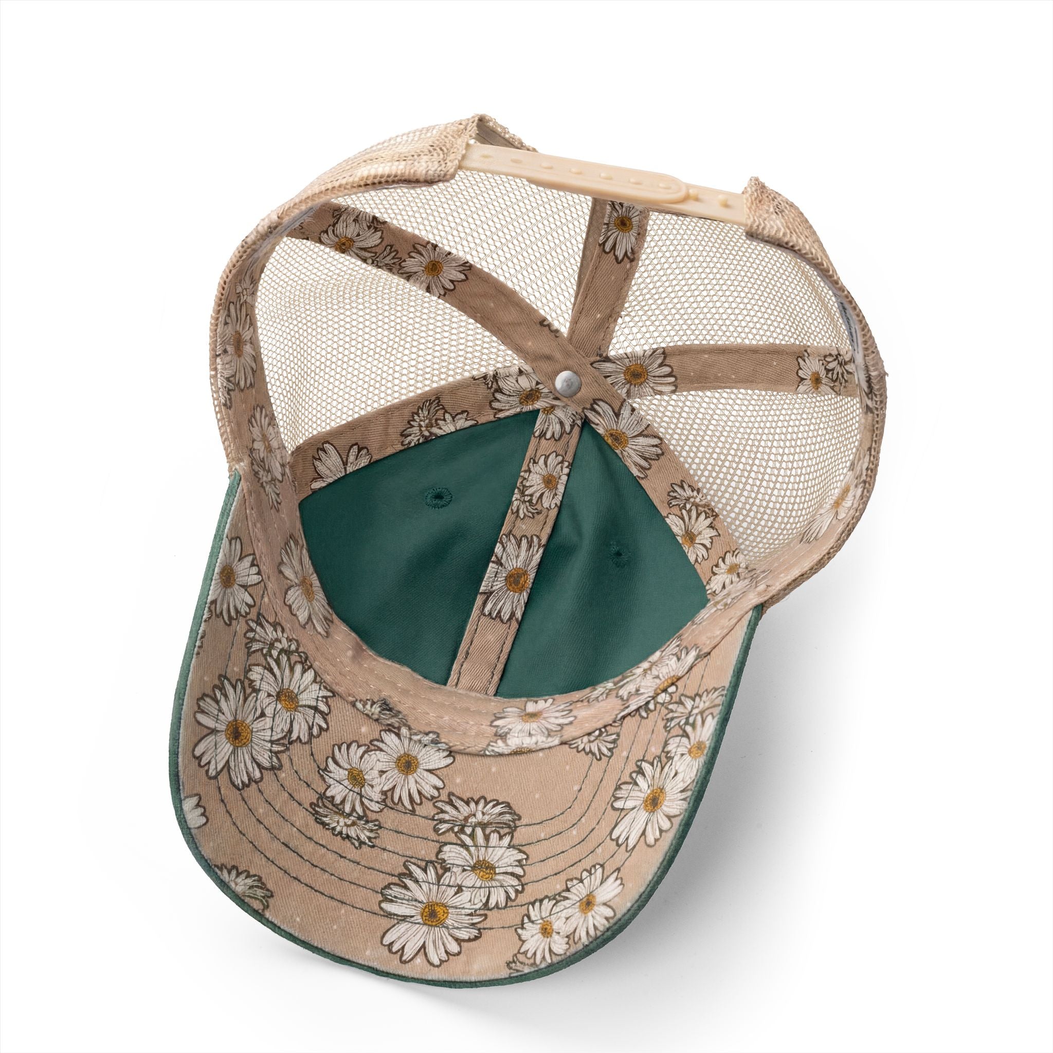 Embroidered "Van's Total Fitness" Barbell Washed Mesh-Ponytail Back Cap