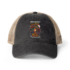 Unapologetically Dope Black Nurse - Washed Mesh-Ponytail Back Cap