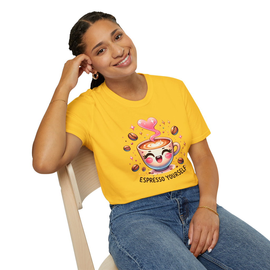 Espresso Yourself T-Shirt — Cute Kawaii Coffee Tee