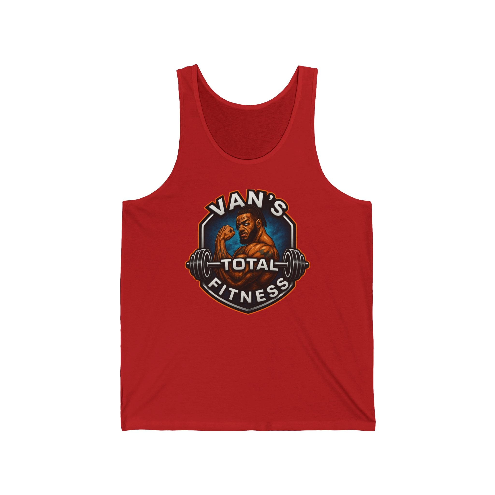 Van's Total Fitness Tank Top — Gym Workout Muscle Tank