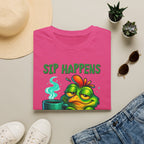 Sip Happens Frog T-Shirt — Funny Coffee Lover Tee