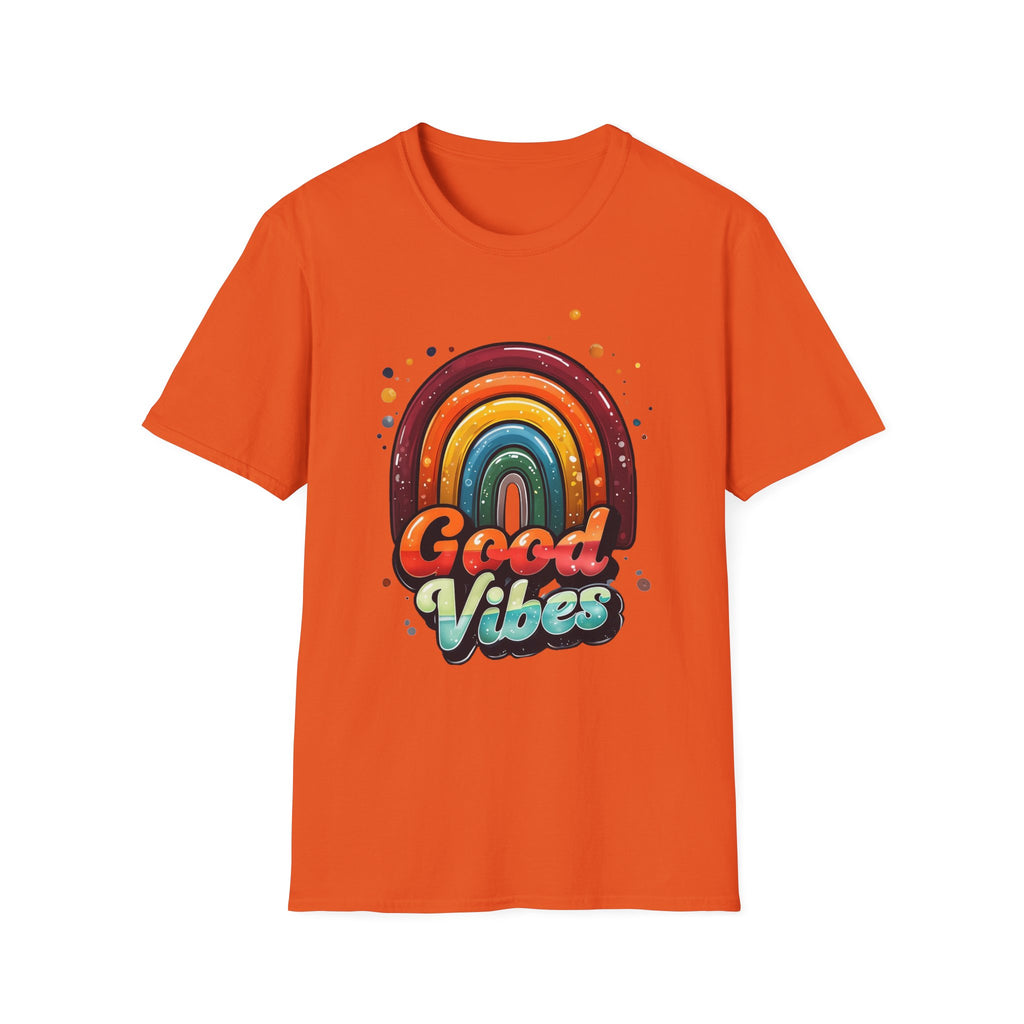 Good Vibes Retro Rainbow T-Shirt