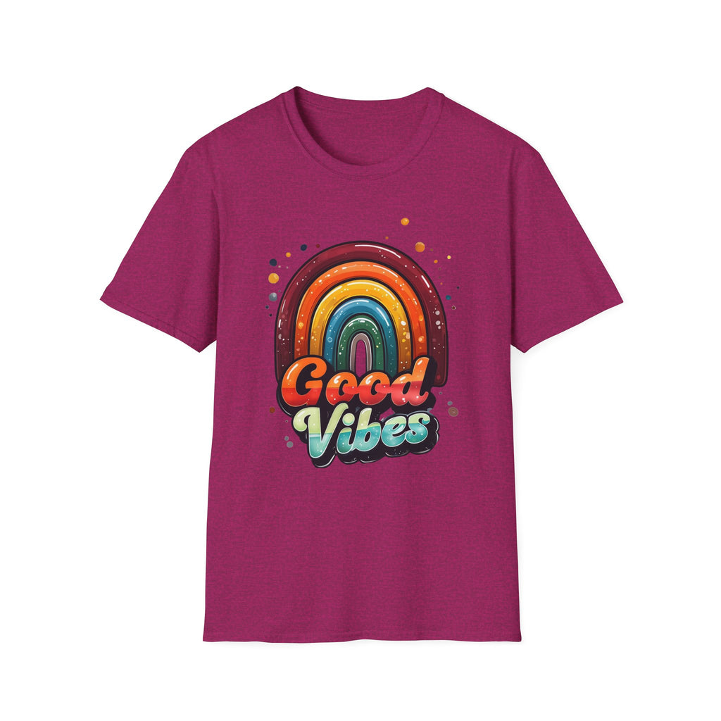 Good Vibes Retro Rainbow T-Shirt