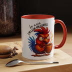 Angry Rooster 'Be Nice I'm Low on Coffee' Ceramic Coffee Mug (11/15oz)