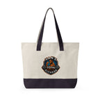 Fitness Logo Canvas Tote Bag — "Van's Total Fitness" Zippered Beach & Gym Tote