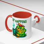 Sip Happens Coffee Mug — Funny Frog Coffee Cup (11/15oz)