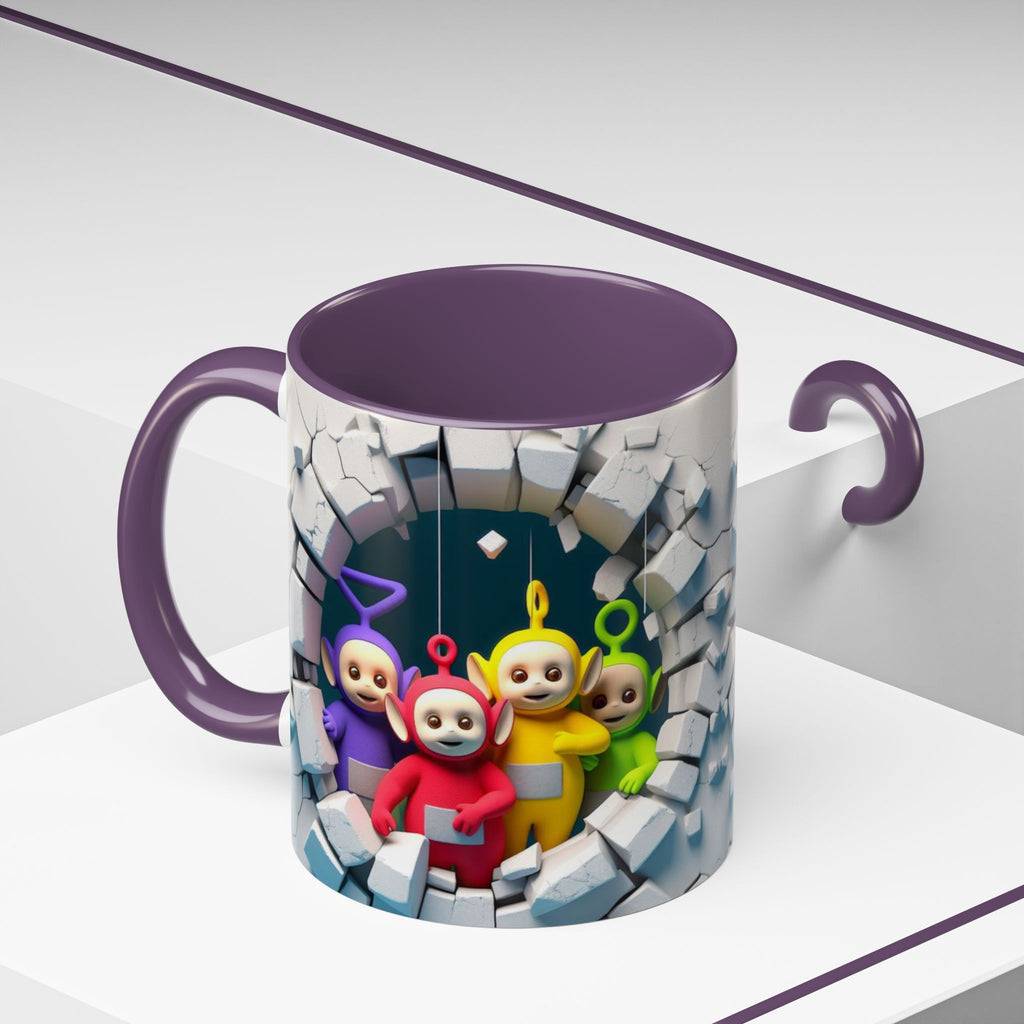 Teletubbies Tunnel Coffee Mug — Cute Retro Kids TV Character Design (11/15oz)