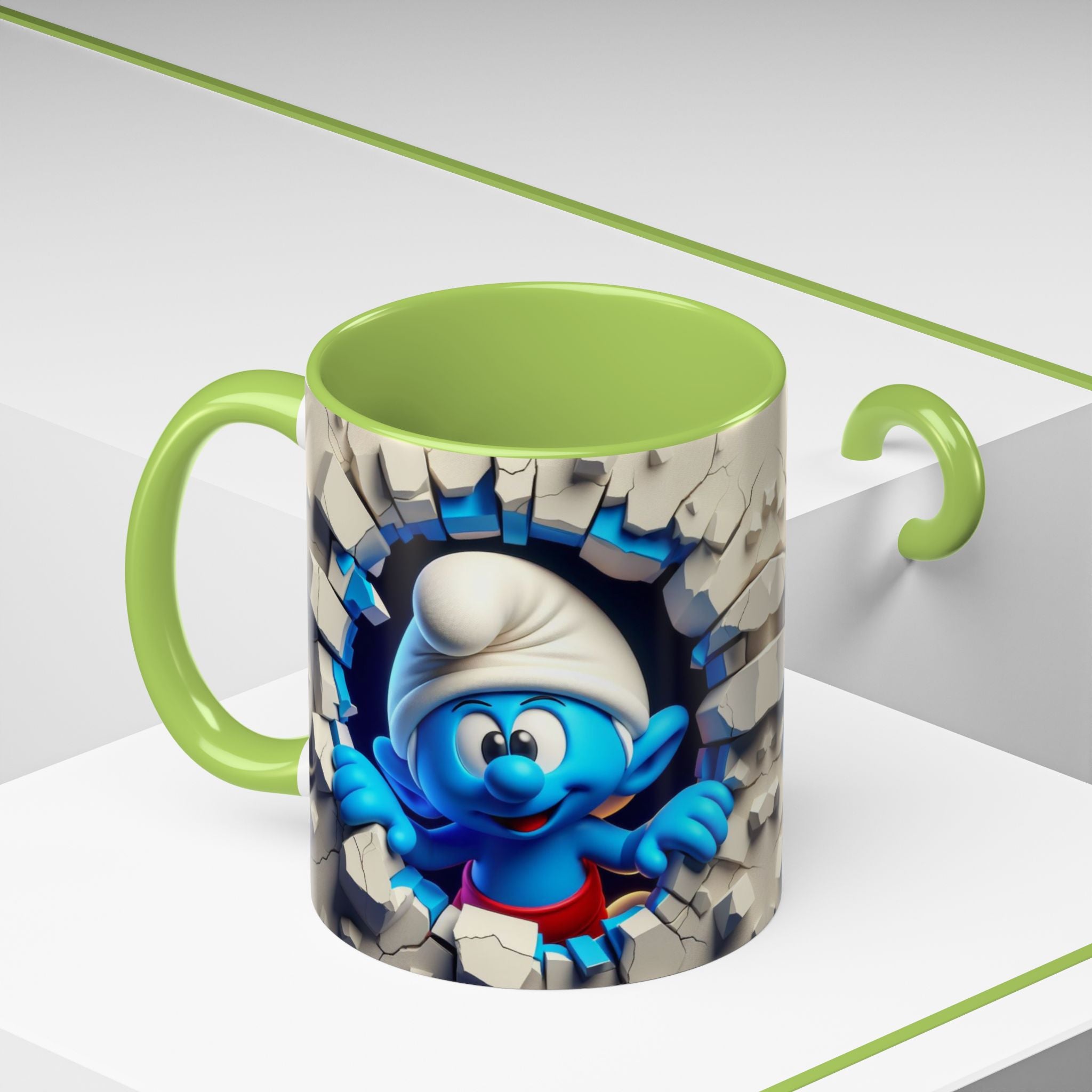 Smurf Breakthrough Coffee Mug — Ceramic 11/15oz