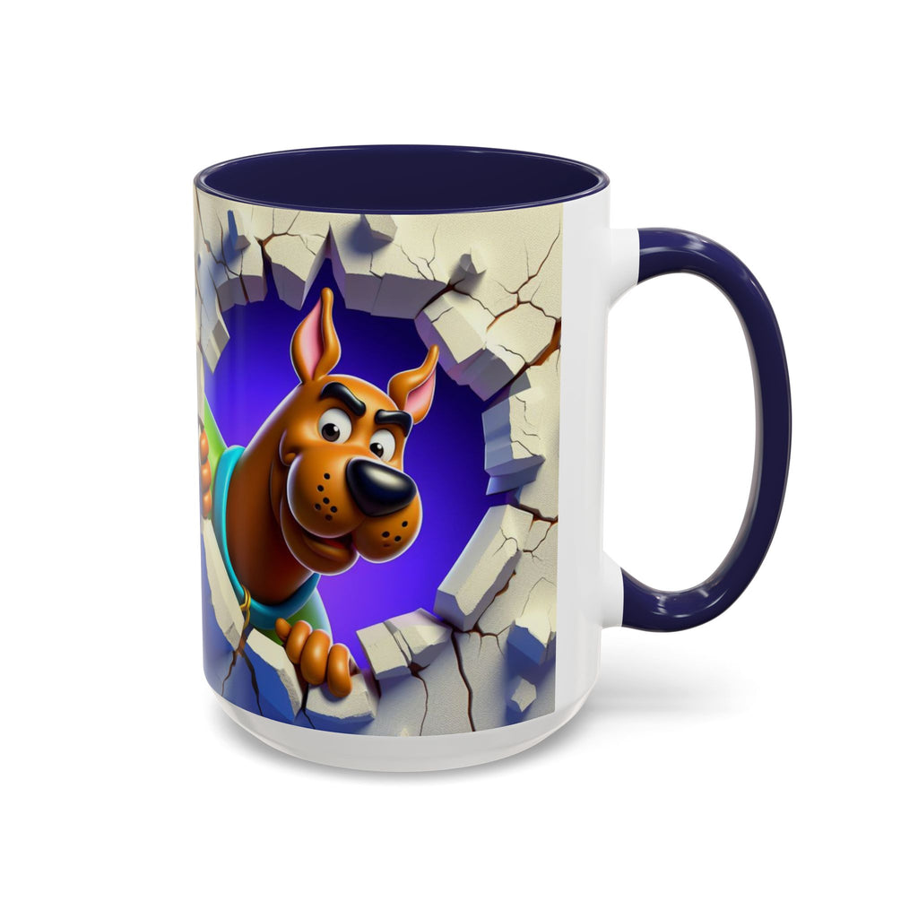 Scooby-Doo "Breaking Through" Accent Coffee Mug (11/15 oz)