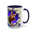 Scooby-Doo "Breaking Through" Accent Coffee Mug (11/15 oz)