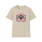 Proud Dog Mom T-Shirt – Pink Paw Graphic Tee for Dog Lovers