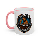 Van's Total Fitness Logo Mug - Accent Rim & Handle 11oz/15oz