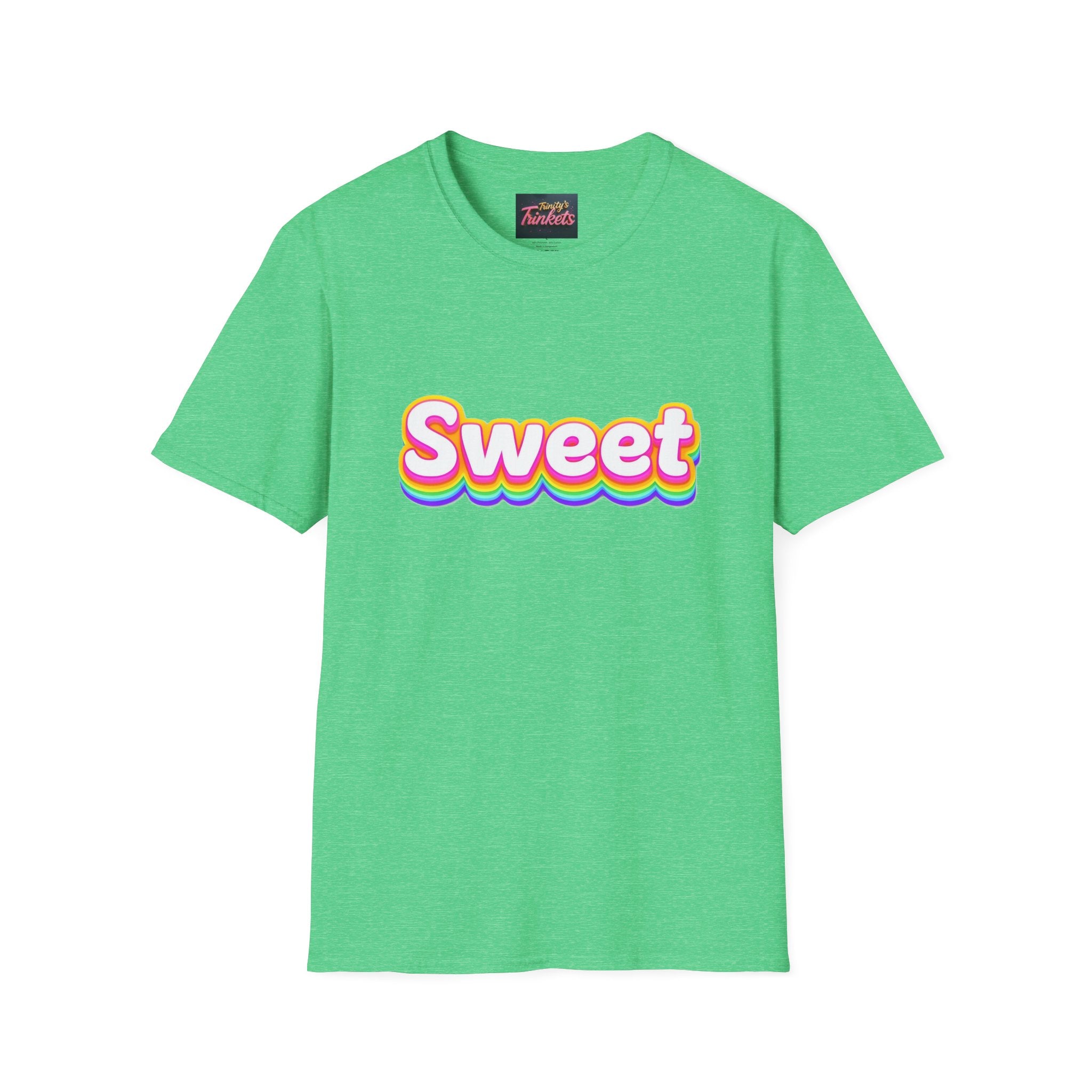 Sweet Rainbow T-Shirt — Retro Colorful Graphic Tee