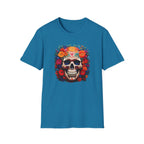 Day of the Dead Skull T-Shirt — Floral Sugar Skull Graphic Tee
