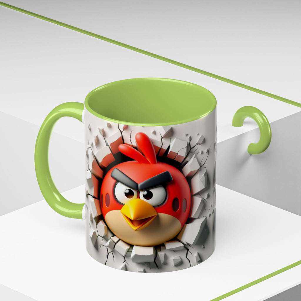 Angry Bird "Break Through" Accent Coffee Mug (11/15oz)