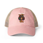 Unapologetically Dope Black Nurse - Washed Mesh-Ponytail Back Cap