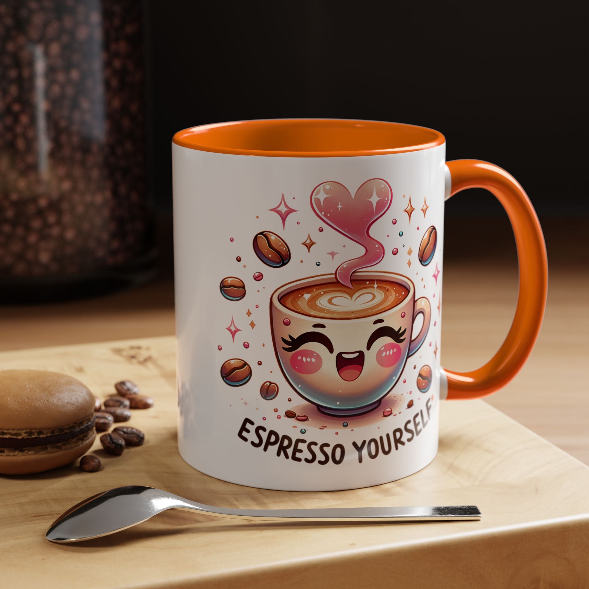 Espresso Yourself Coffee Mug — Cute Kawaii Cup Accent Mug (11/15oz)