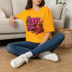 Running on Iced Coffee T-Shirt — Cute Pink Coffee Graphic Tee