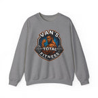 Van's Total Fitness Crewneck Sweatshirt — Gym Logo Pullover for Van's Total Fitness Fans