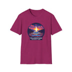 Yellowstone National Park Tee — Geyser Sunset Graphic T-Shirt
