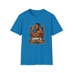 Van's Total Fitness T-Shirt | Muscular Bodybuilder Logo Tee