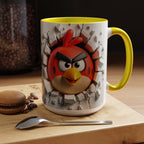 Angry Bird "Break Through" Accent Coffee Mug (11/15oz)