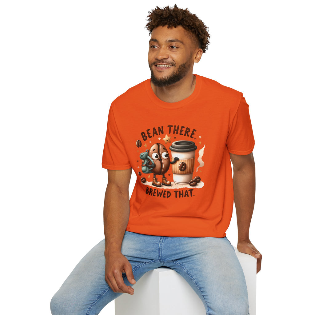 Bean There Brewed That T-Shirt — Cute Coffee Bean Pun Tee