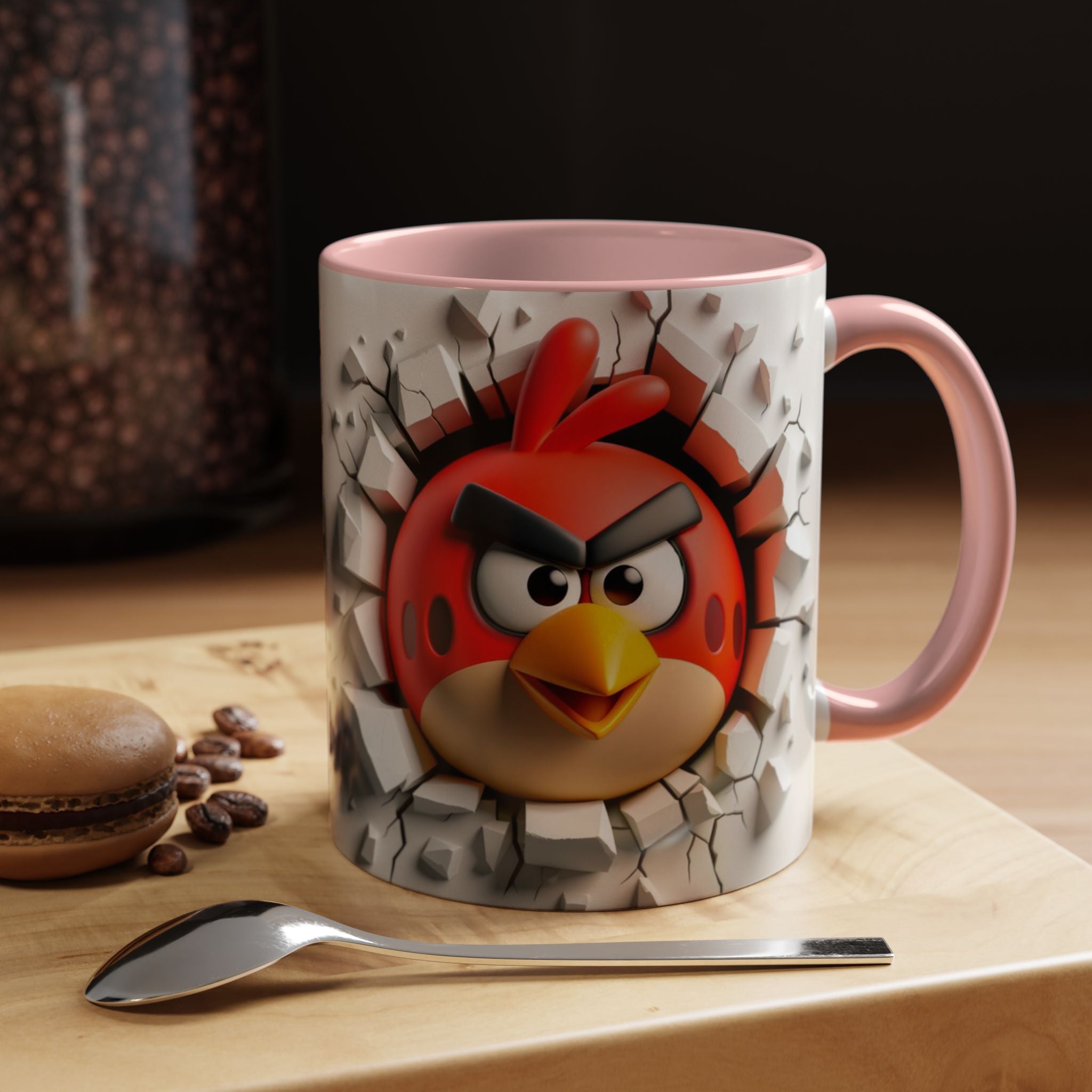 Angry Bird "Break Through" Accent Coffee Mug (11/15oz)