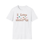 I Love Snacks T-Shirt — Cute Snack Lover Graphic Tee