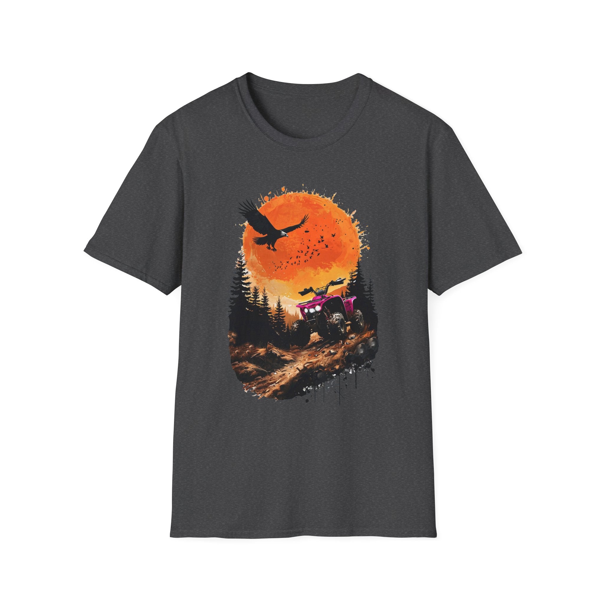 Off-Road Jeep Sunset T-Shirt — Adventure Forest Graphic Tee