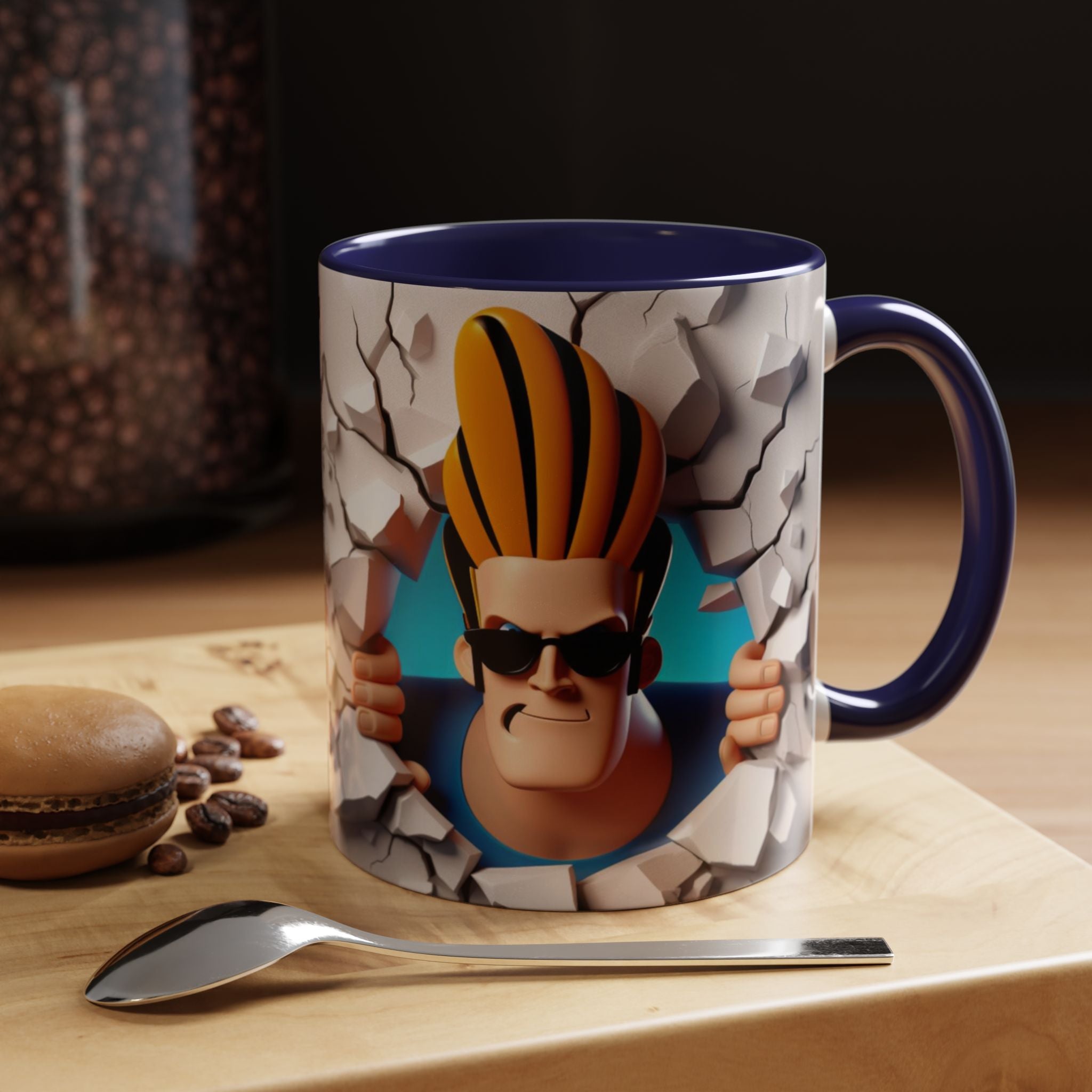 Johnny Bravo Breakthrough Coffee Mug (11oz & 15oz)