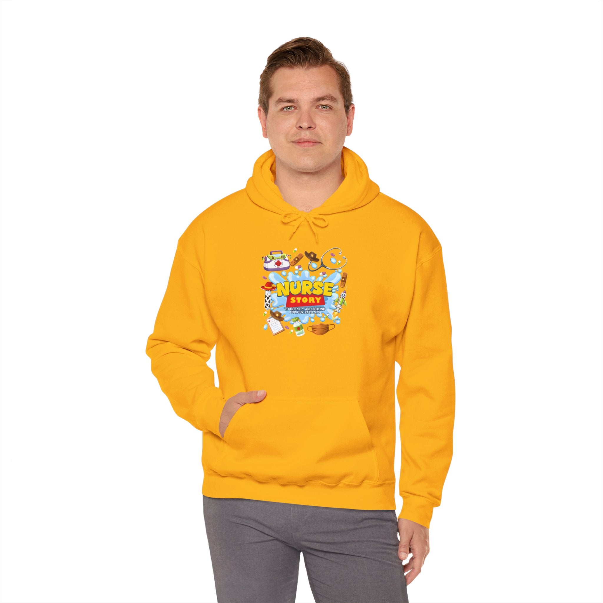 Nurse Story Hoodie – Cute 'Nurse Story' Medical Team Pullover