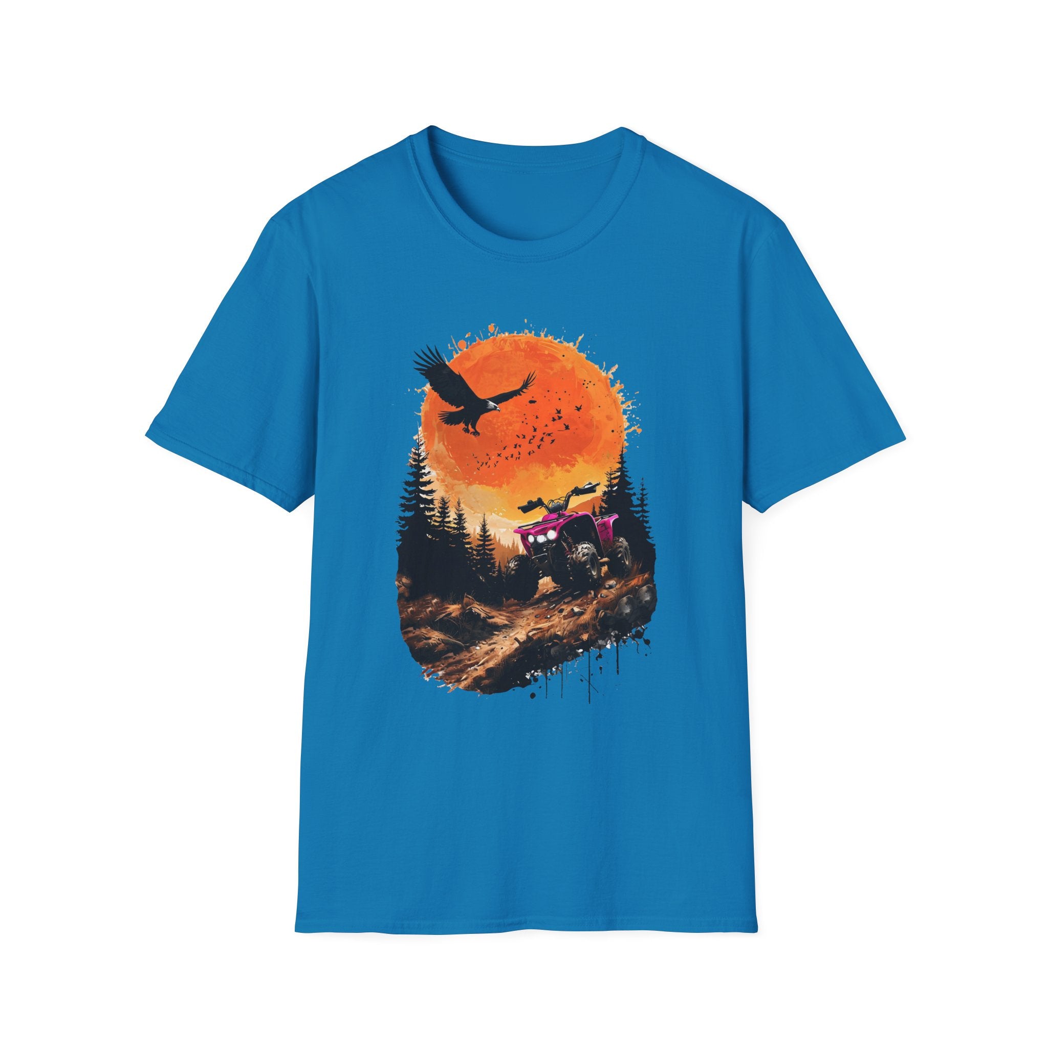 Off-Road Jeep Sunset T-Shirt — Adventure Forest Graphic Tee
