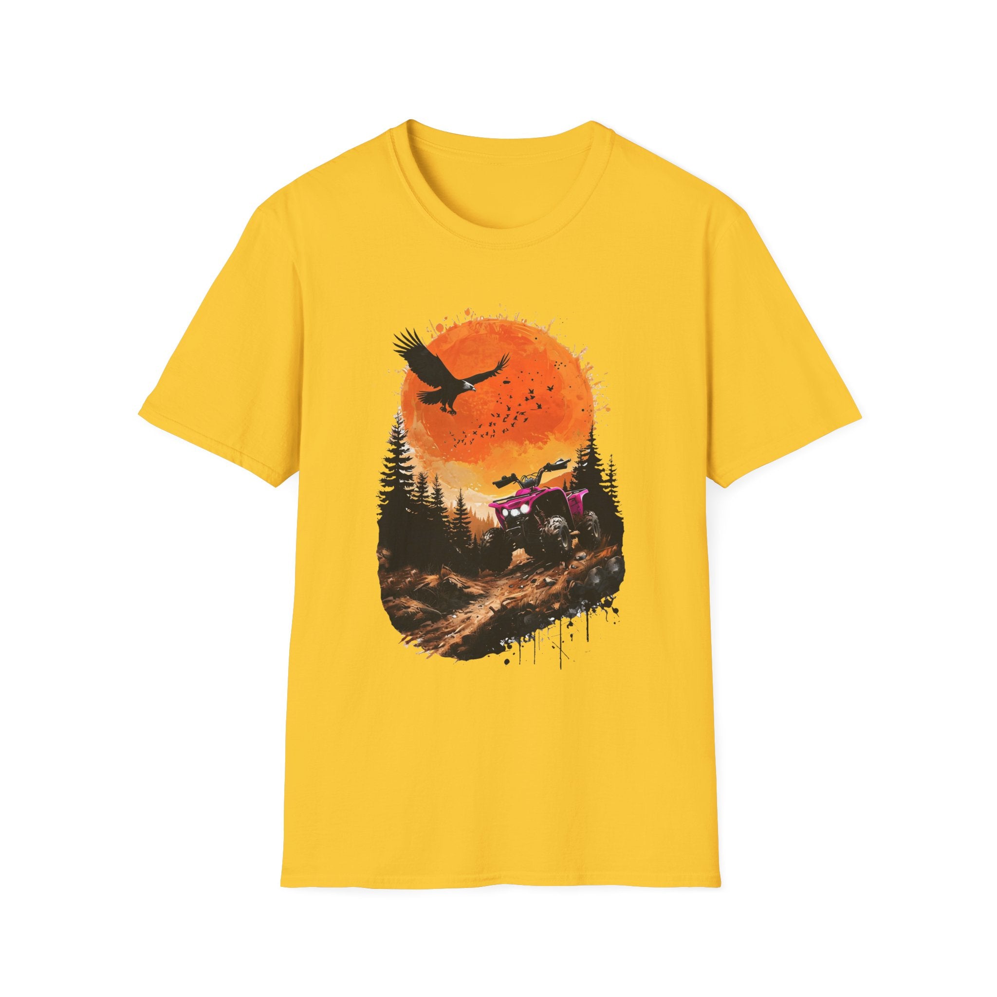 Off-Road Jeep Sunset T-Shirt — Adventure Forest Graphic Tee