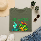 Sip Happens Frog T-Shirt — Funny Coffee Lover Tee