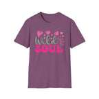 Wild Soul T-Shirt — Pink & Green Heart Graphic Tee