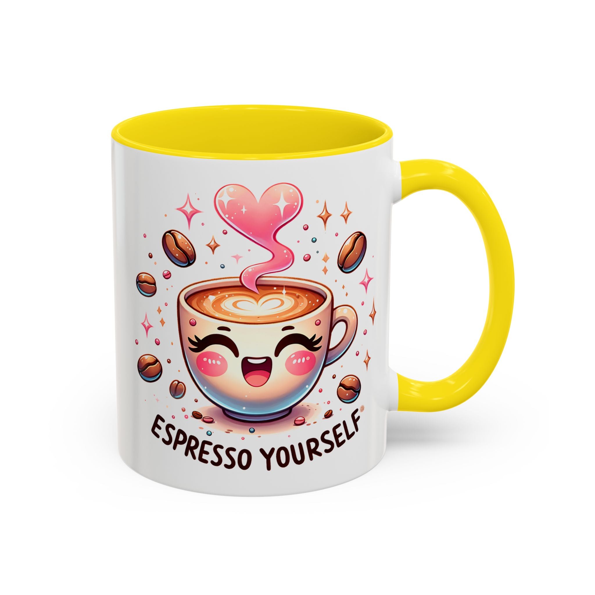 Espresso Yourself Coffee Mug — Cute Kawaii Cup Accent Mug (11/15oz)