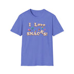 I Love Snacks T-Shirt — Cute Snack Lover Graphic Tee