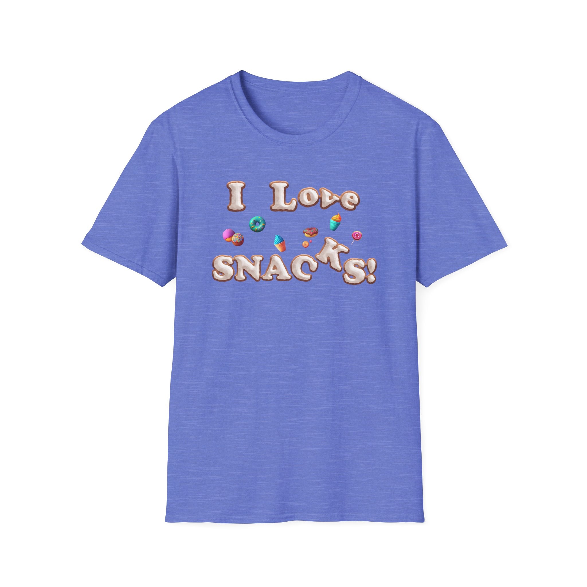 I Love Snacks T-Shirt — Cute Snack Lover Graphic Tee