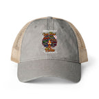 Unapologetically Dope Black Nurse - Washed Mesh-Ponytail Back Cap