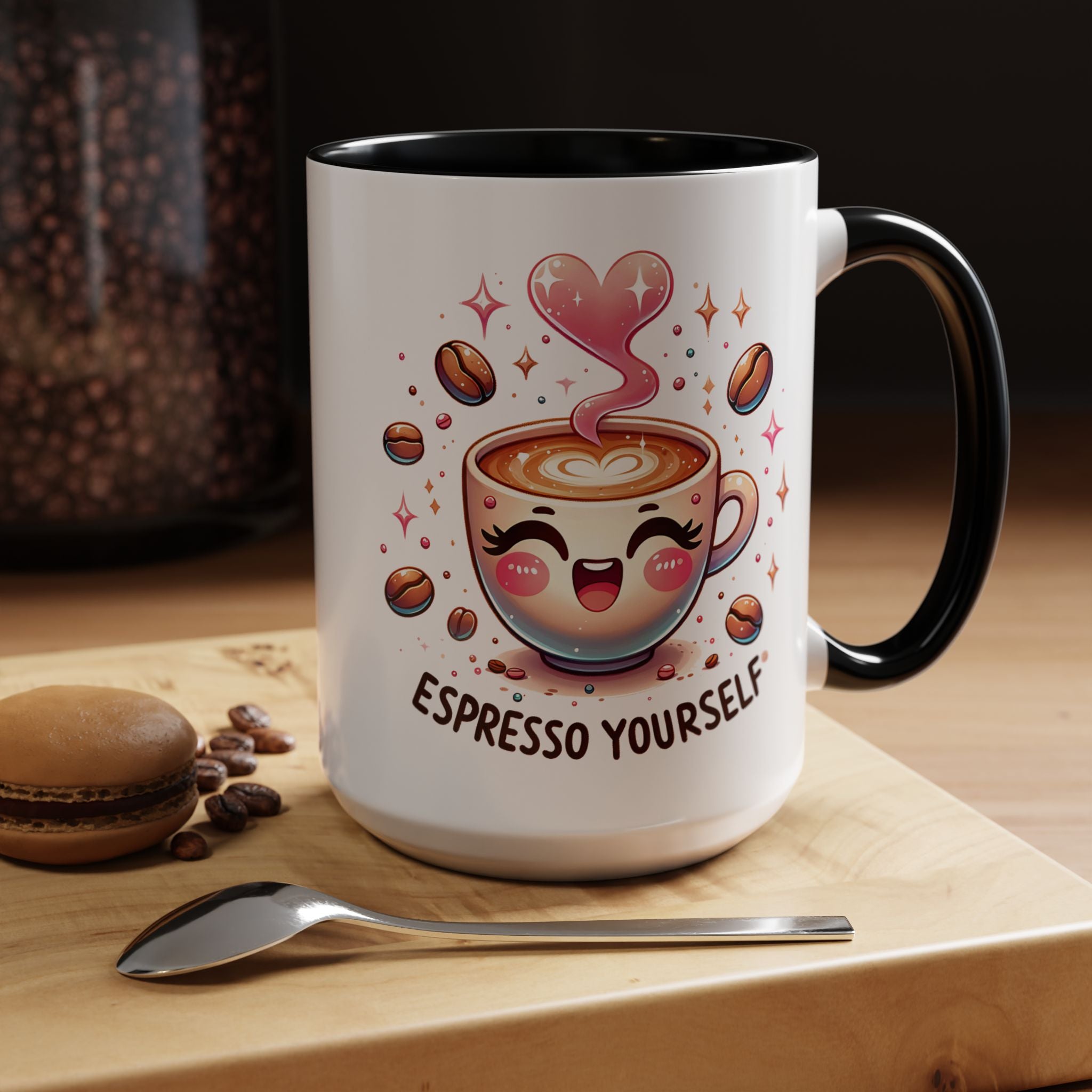 Espresso Yourself Coffee Mug — Cute Kawaii Cup Accent Mug (11/15oz)