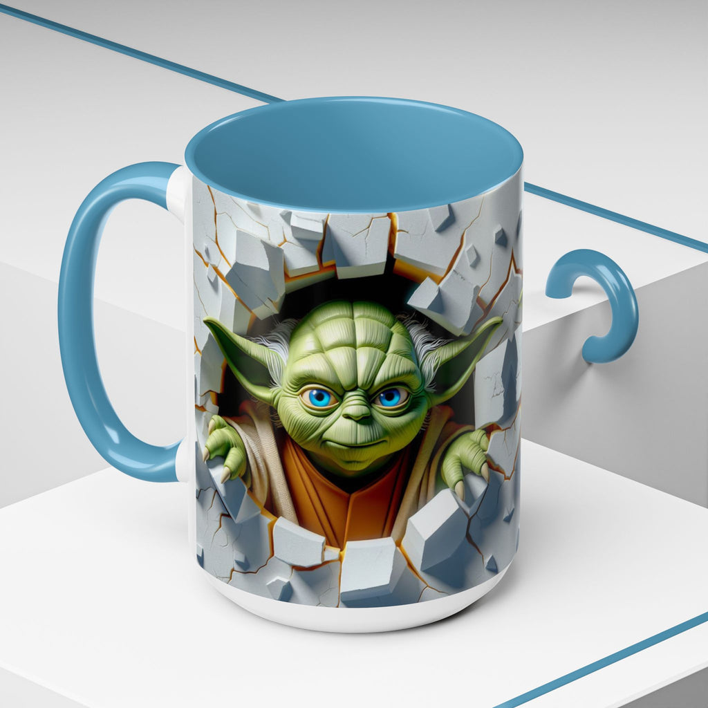 Yoda Break Through Accent Coffee Mug (11/15oz)