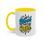 Coffee Mug — "My Blood Type Is Coffee" Accent Ceramic Mug (11/15oz)