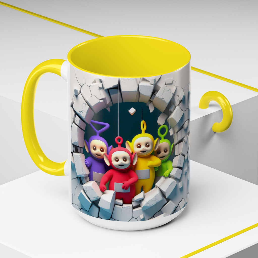 Teletubbies Tunnel Coffee Mug — Cute Retro Kids TV Character Design (11/15oz)