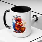 Angry Rooster 'Be Nice I'm Low on Coffee' Ceramic Coffee Mug (11/15oz)