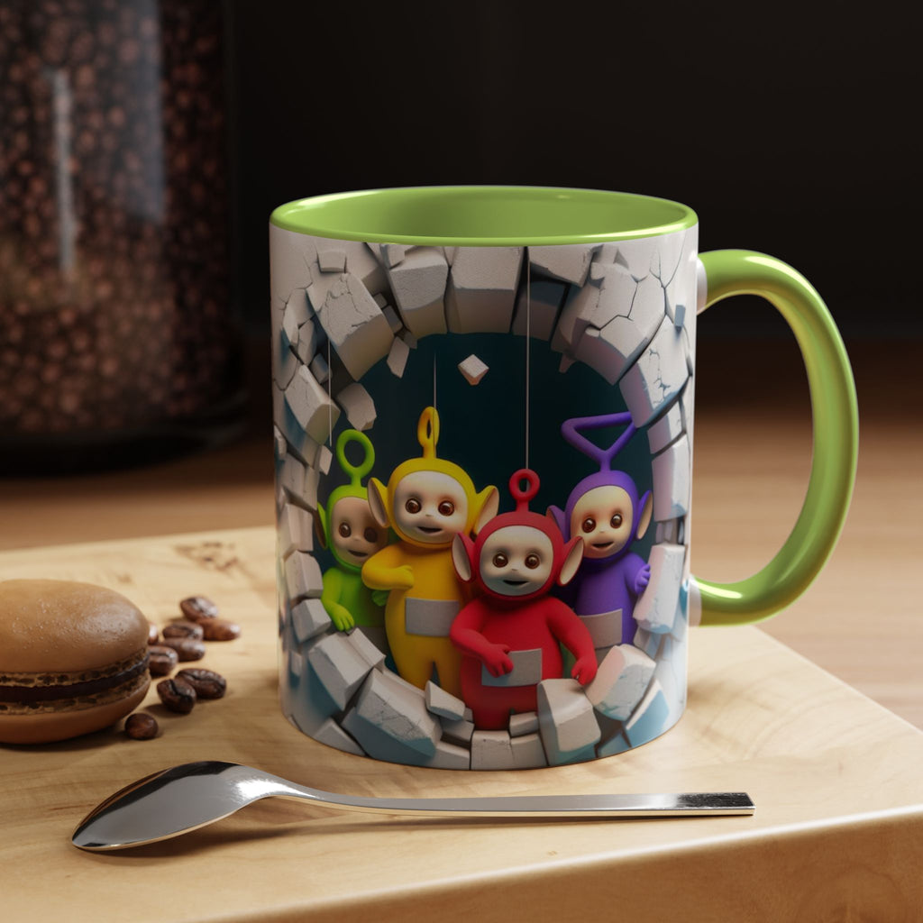 Teletubbies Tunnel Coffee Mug — Cute Retro Kids TV Character Design (11/15oz)