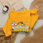 Nurse Story Sweatshirt — Cute Medical Cartoon Crewneck for Nurses