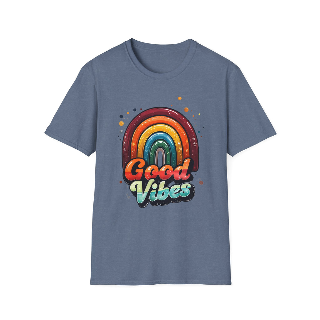 Good Vibes Retro Rainbow T-Shirt