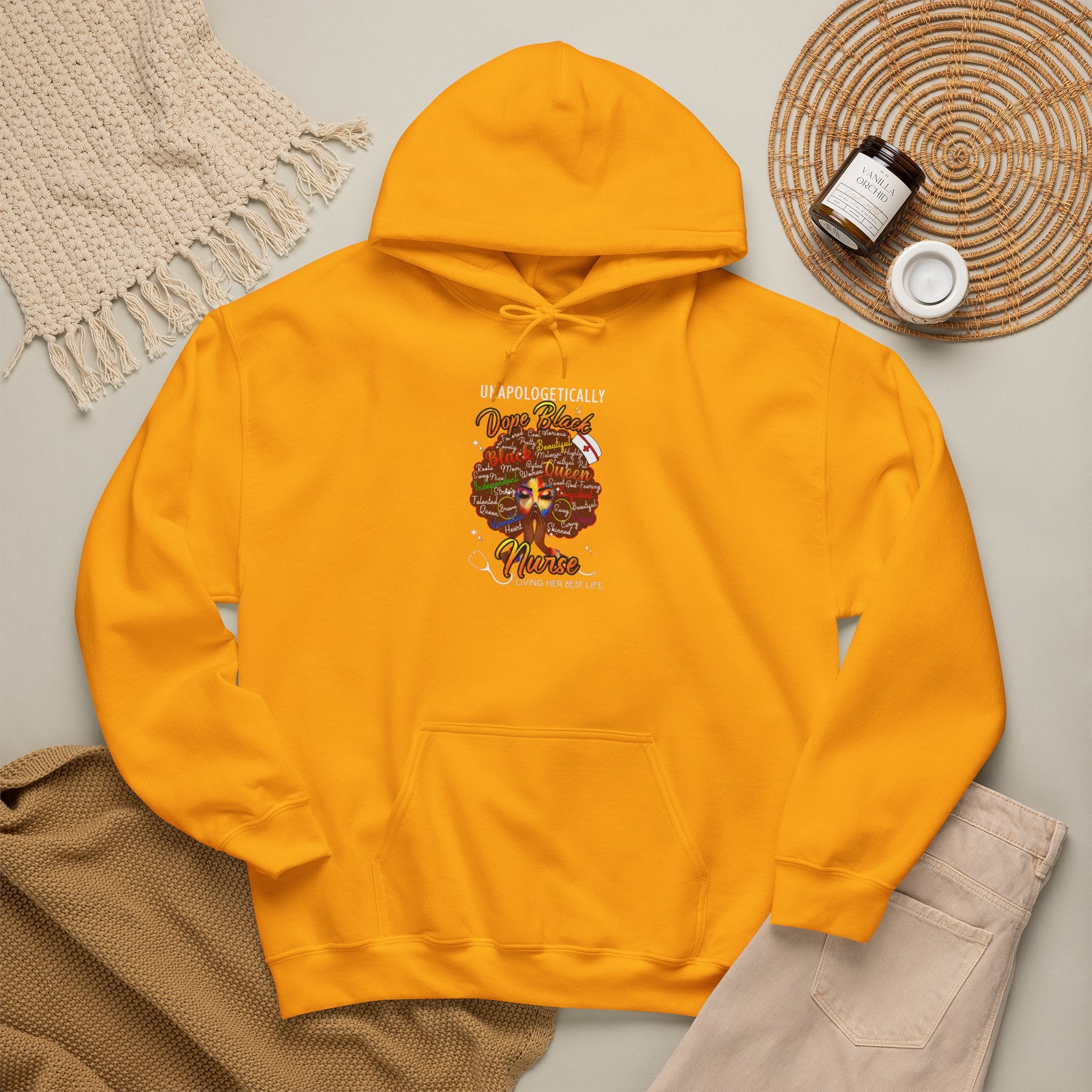 Unapologetically Dope Black Nurse Hoodie